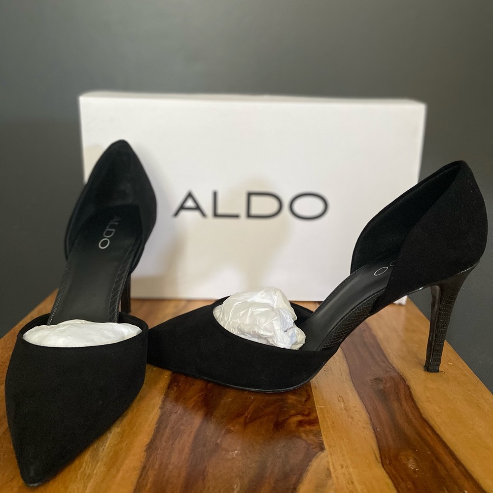 Aldo Black Heels- worn once
